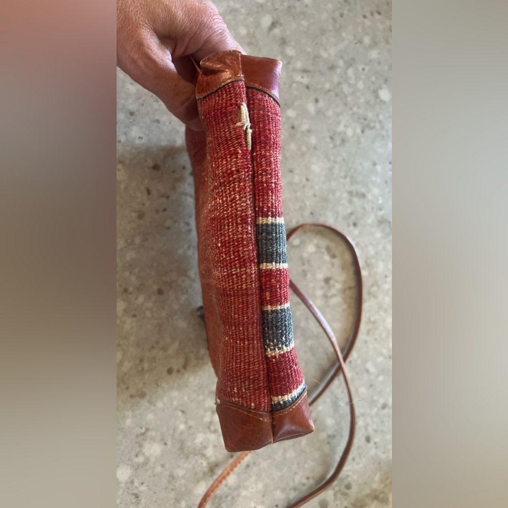 Gorgeous Kilim & Leather Crossbody - Picture 3 of 7